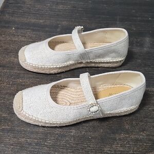 J. Crew Women's Mary Jane Espadrilles - Cream